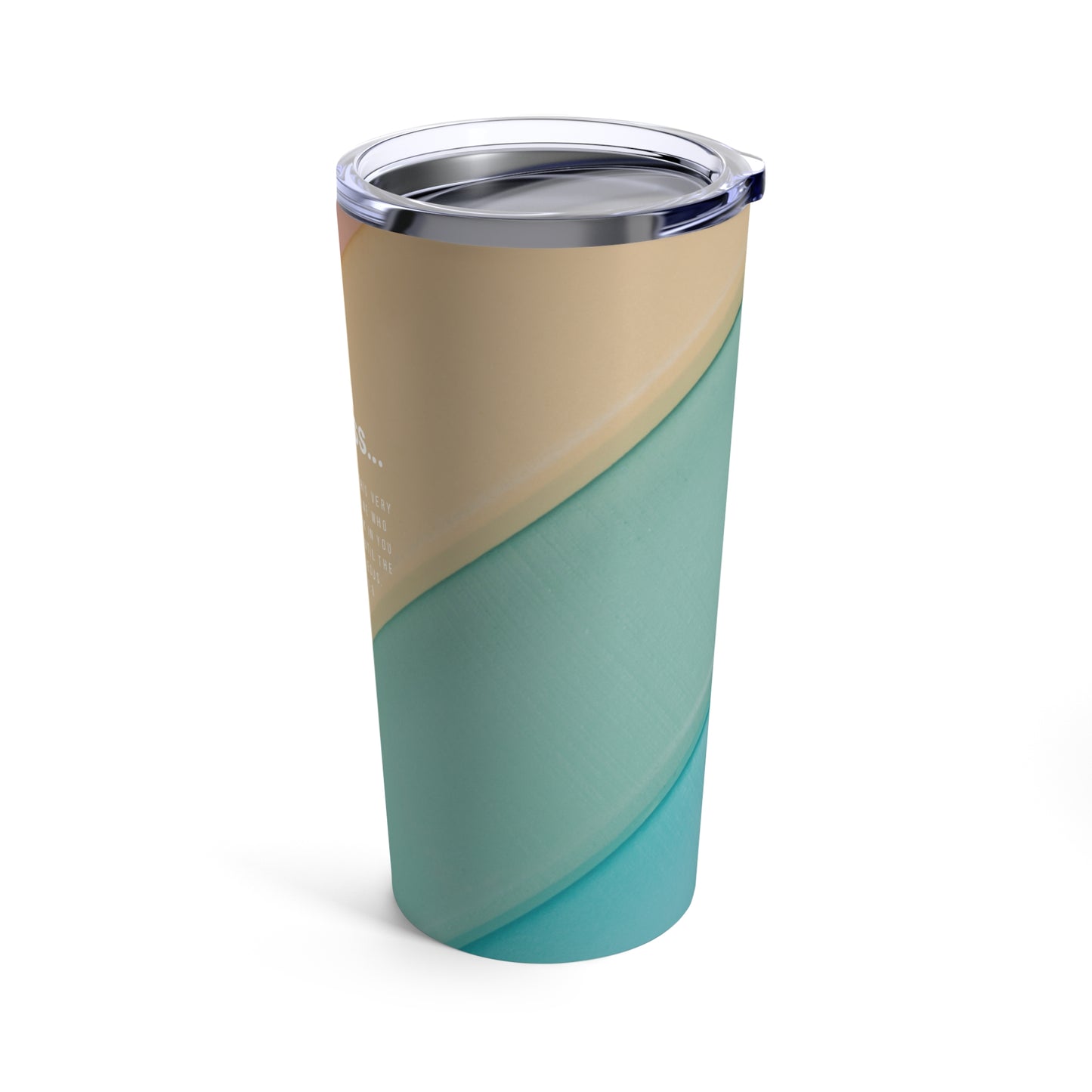 Work in Progress...-20oz Tumbler (pale rainbow)