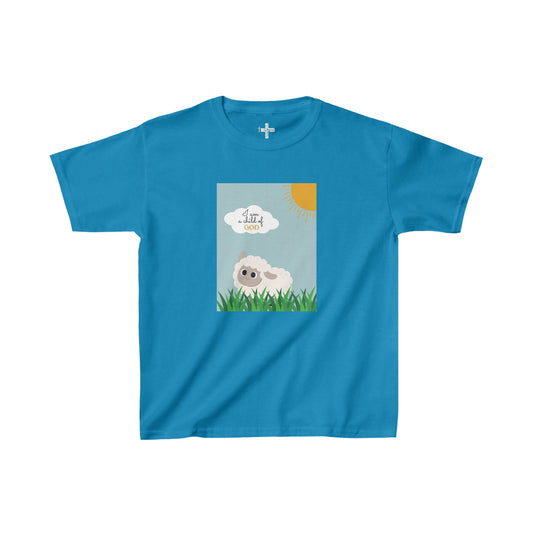 I am a child of God- Kids t-shirt (adorable sheep)