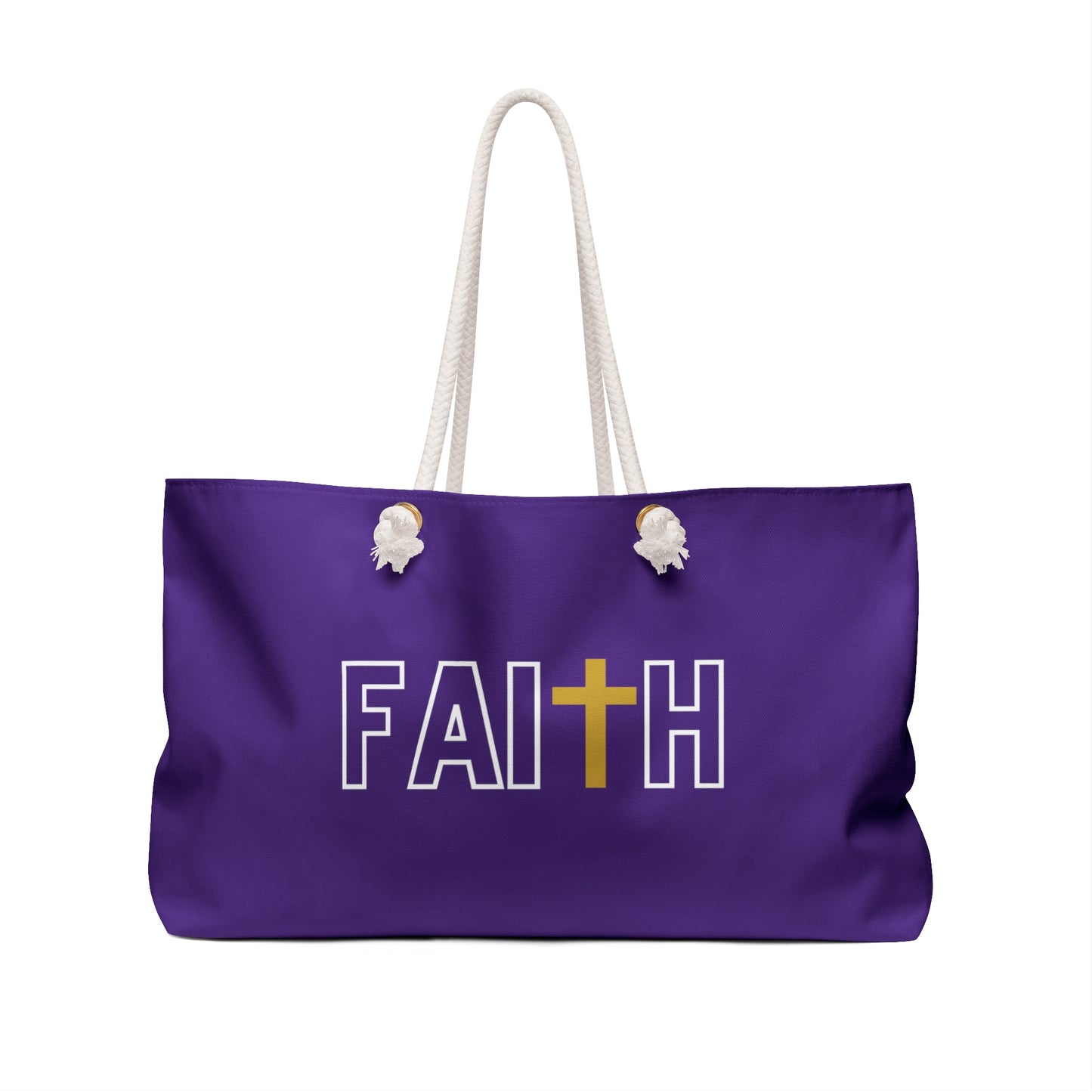 FAITH/Hebrews 11- Weekender Bag (purple)