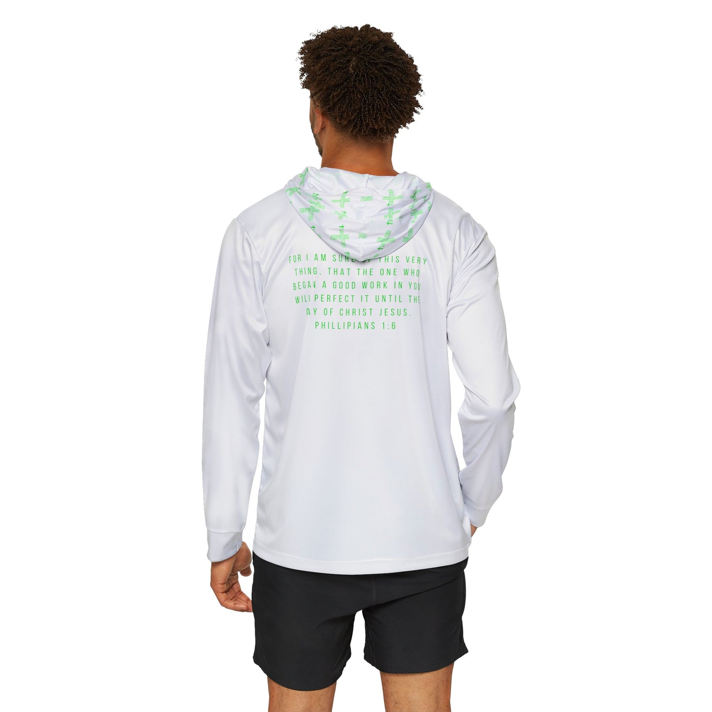 Work in Progreess...Men's Sports Warmup Hoodie (white)