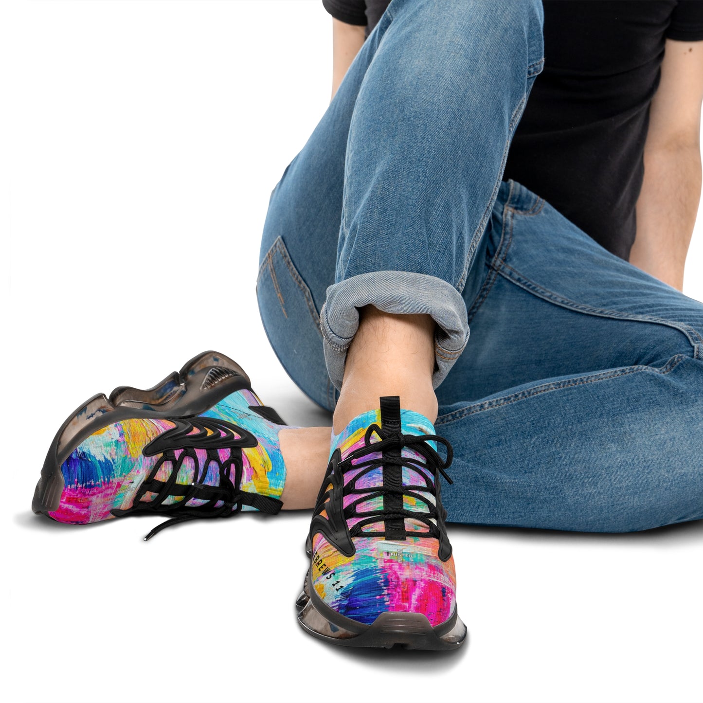 FAITH/Hebrews 11- Men's Sneakers (abstract)