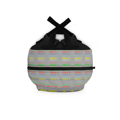 Pray, Pray, Pray - Backpack (liqht grey)