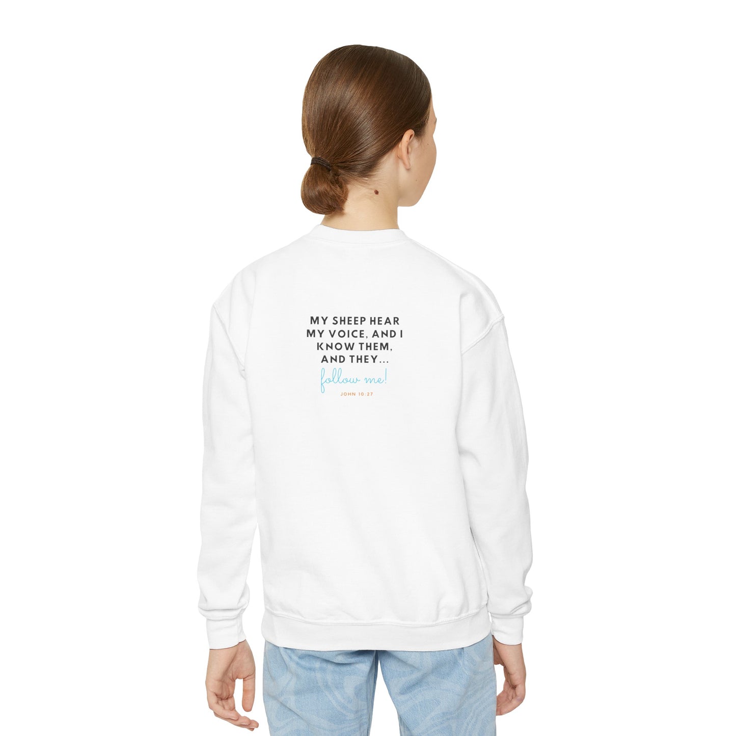 Follow Jesus- Youth Crewneck Sweatshirt