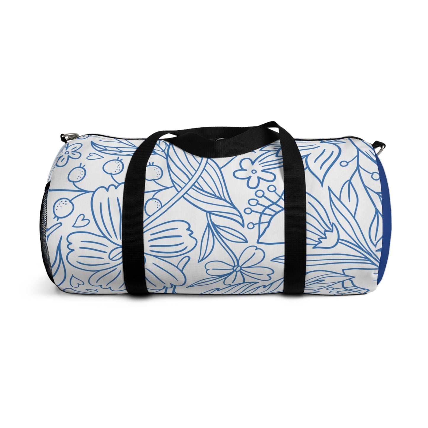 Work in Progress... - Duffel Bag (blue lillies)