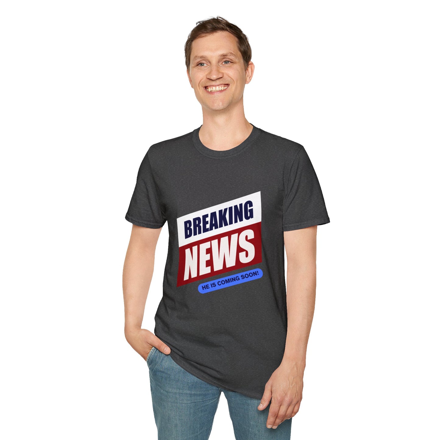 Breaking News- Unisex Softstyle T-Shirt