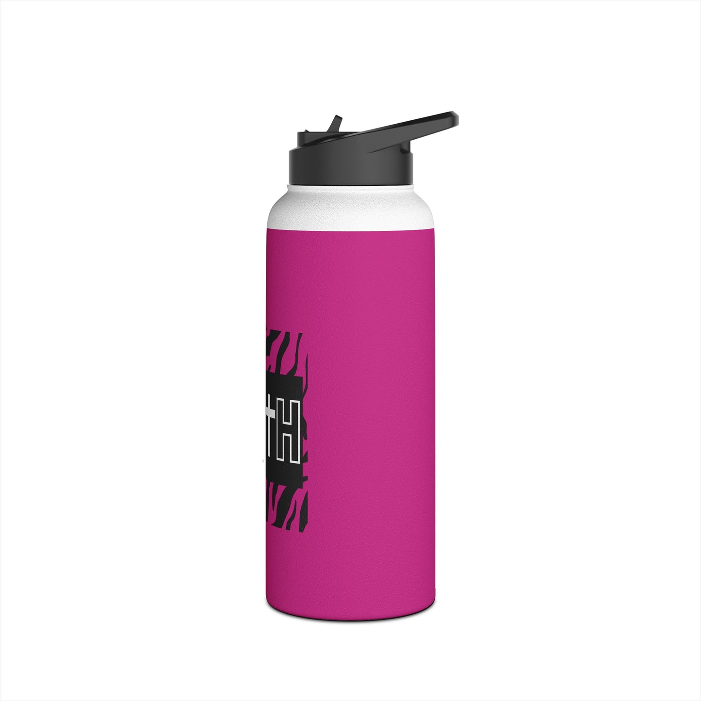 FAITH/Hebrews 11- Stainless Steel Bottle (pink/zebra)