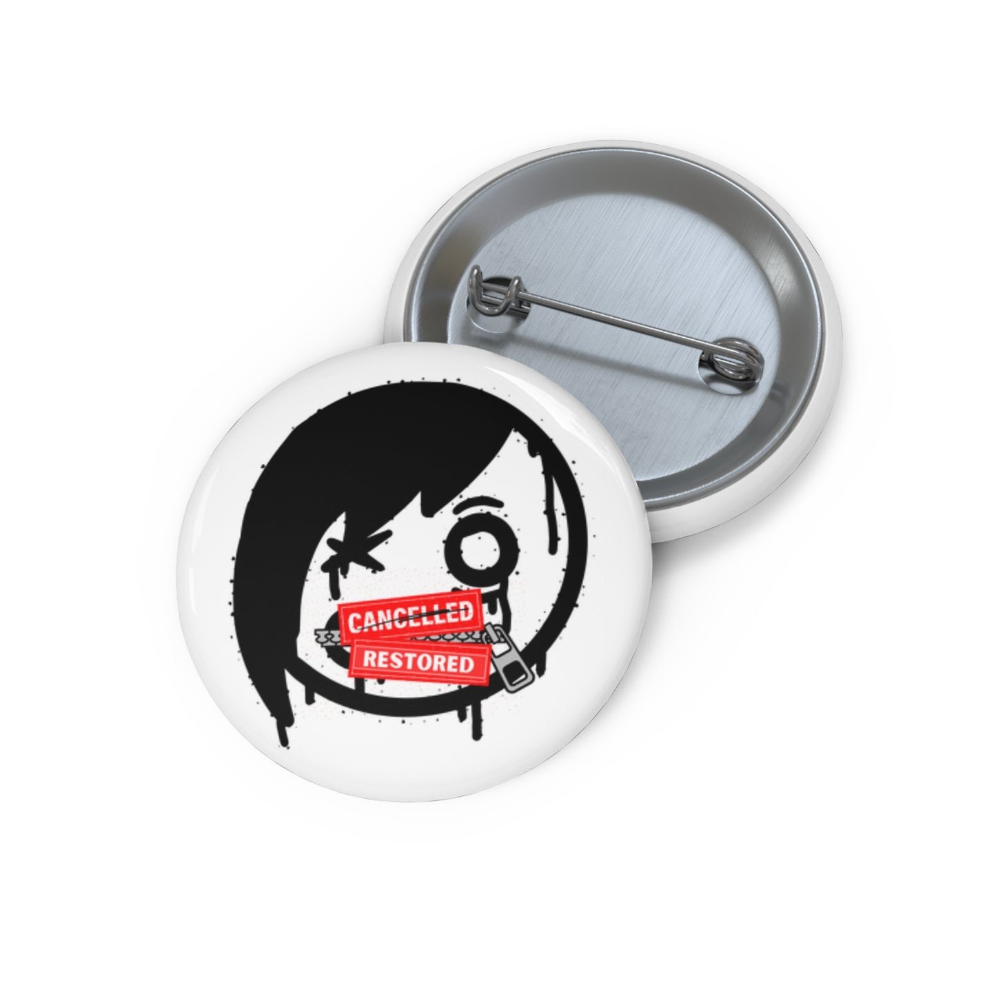 Emo Kid: Cancelled/Restored- Pin Button