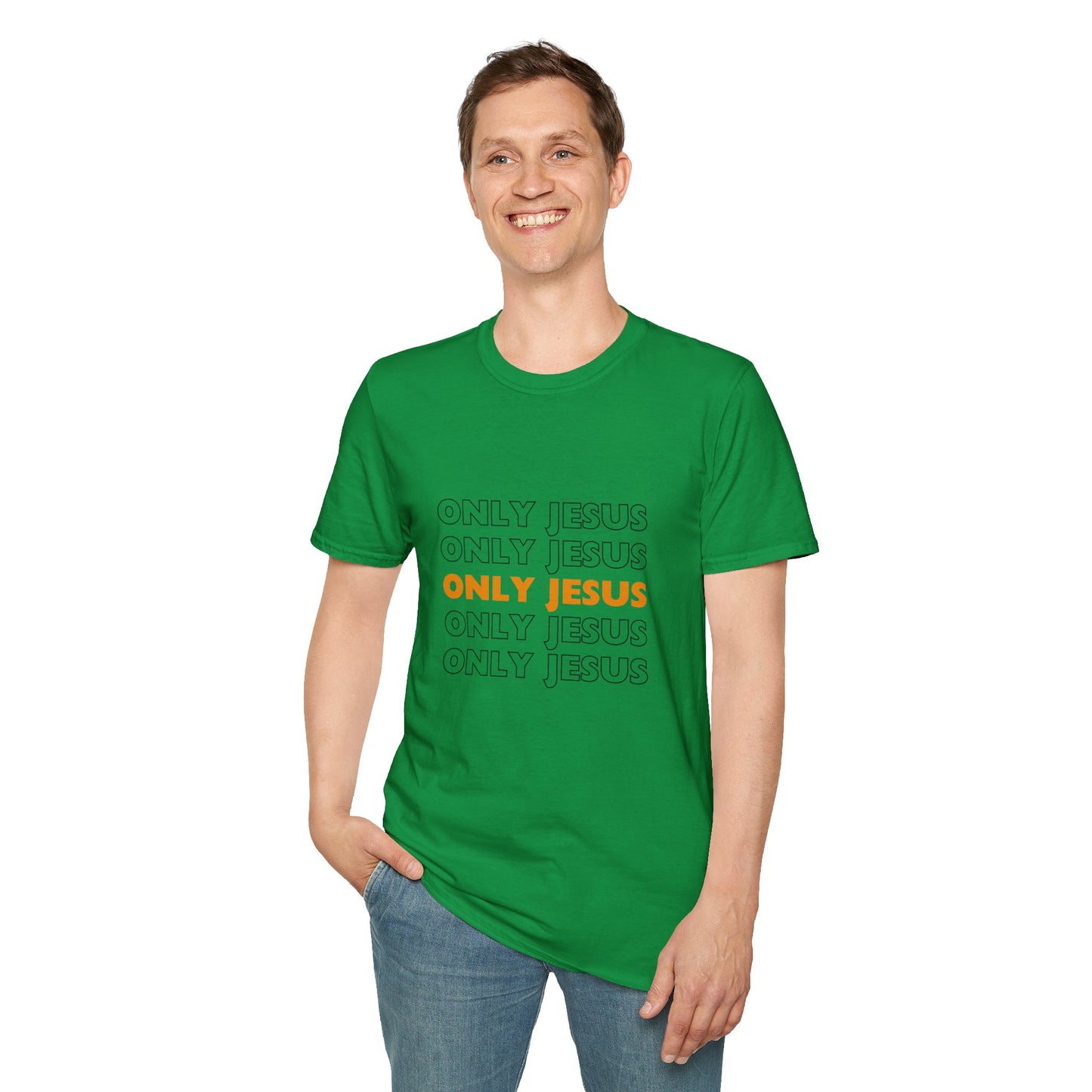 Only Jesus- Unisex Softstyle T-Shirt