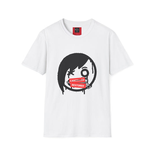 Emo Kid: Cancelled/Restored- Unisex Softstyle T-Shirt (description)**