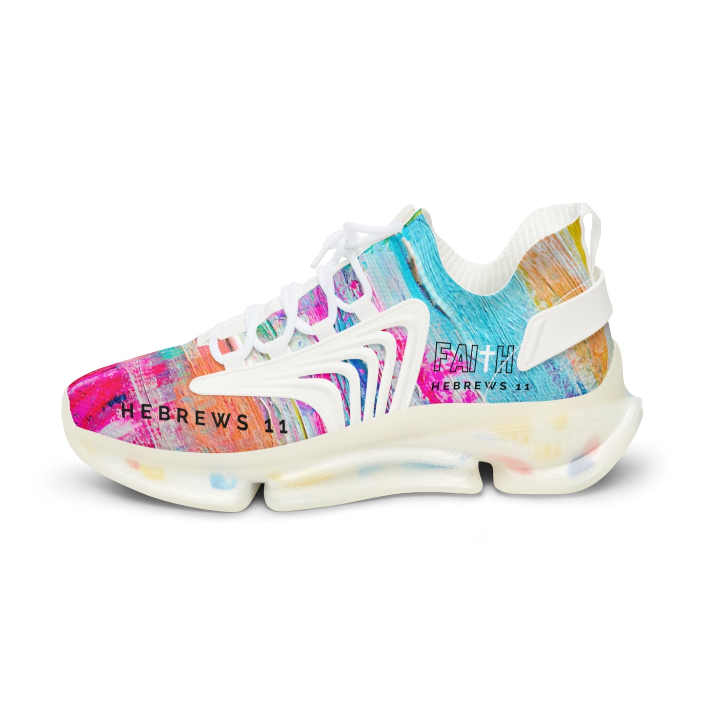 FAITH/Hebrews 11- Men's Sneakers (abstract)