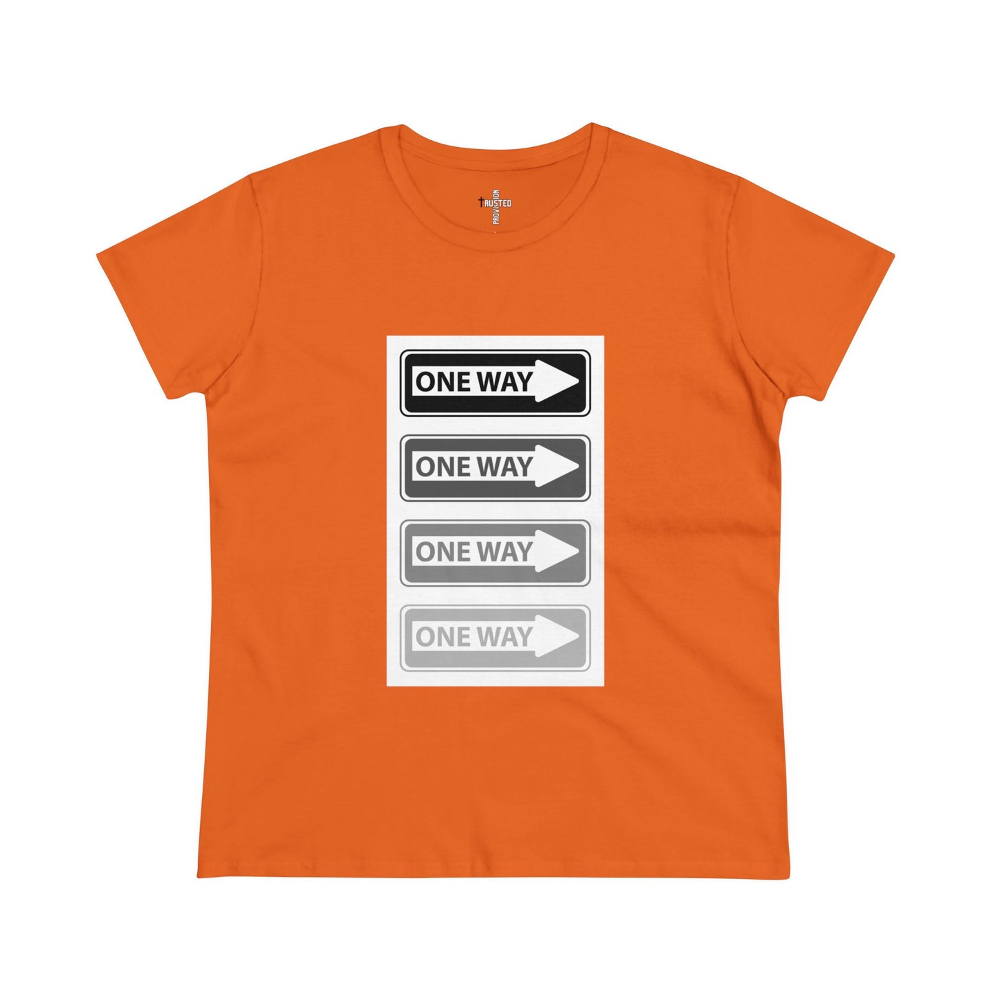 One Way- Women's Midweight Cotton Tee