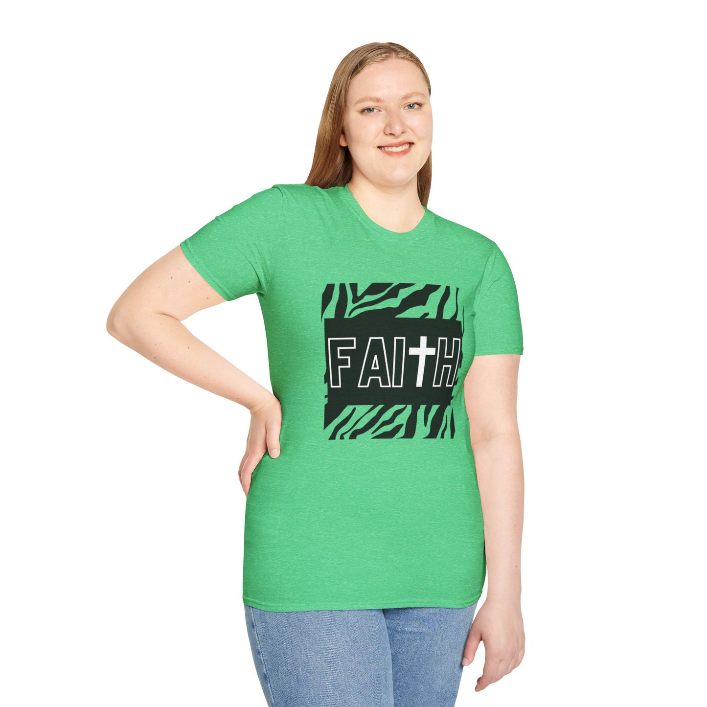 FAITH/Hebrews 11- Unisex Softstyle T-Shirt (zebra)