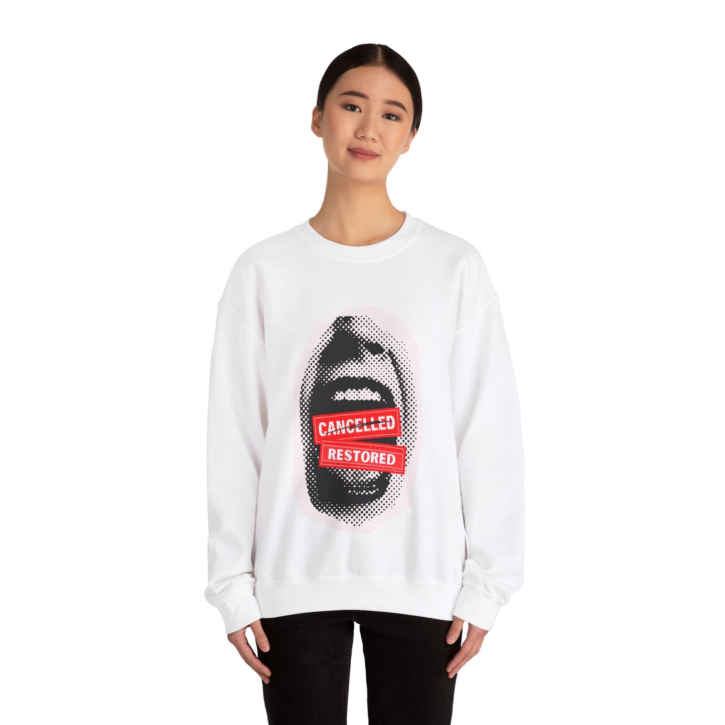 Screaming: Cancelled/Restored- Unisex Crewneck Sweatshirt