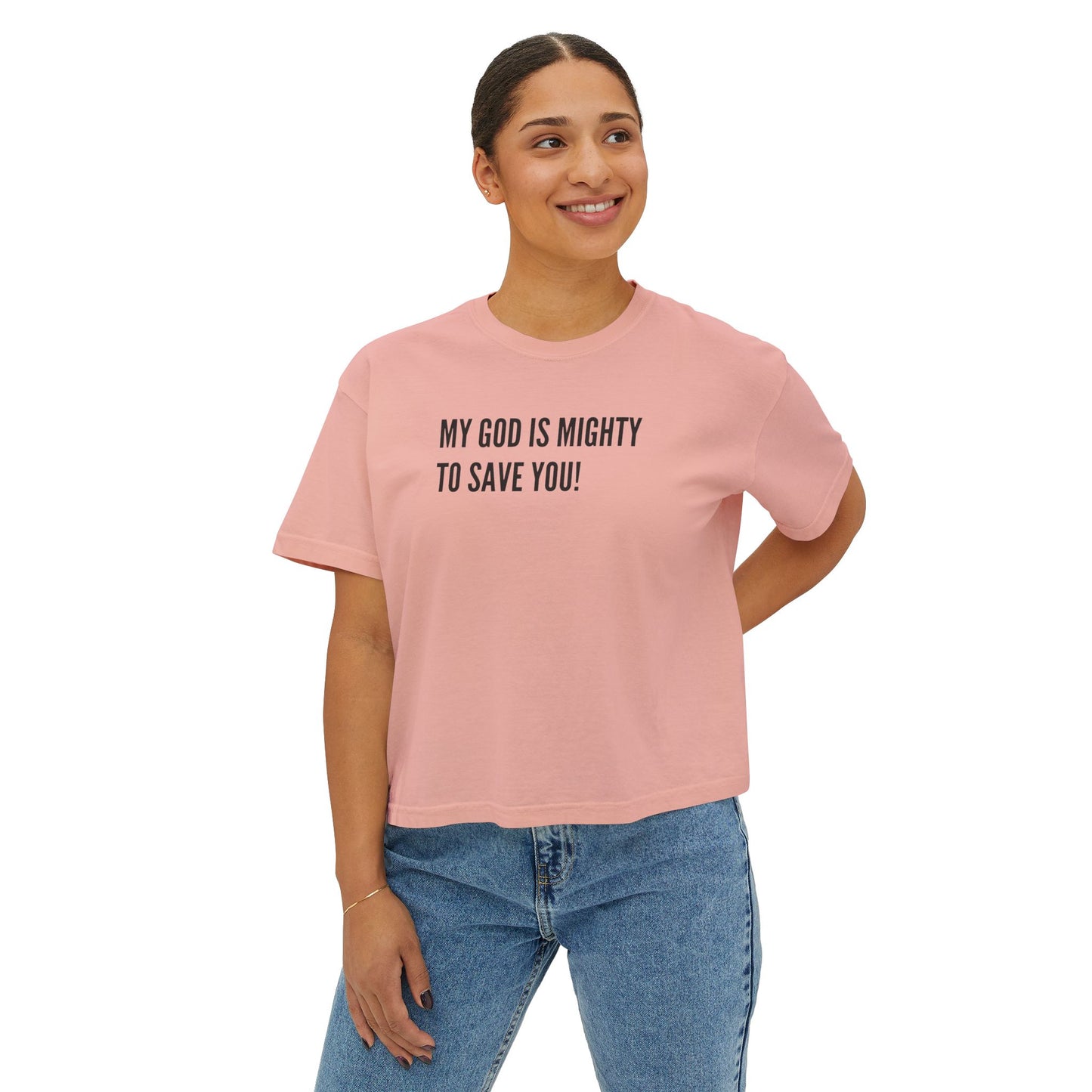 My God is Mighty to Save You!- Women's Softstyle T-Shirt