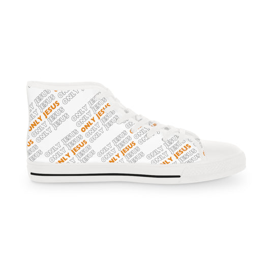 Only Jesus- Men's High Top Sneakers