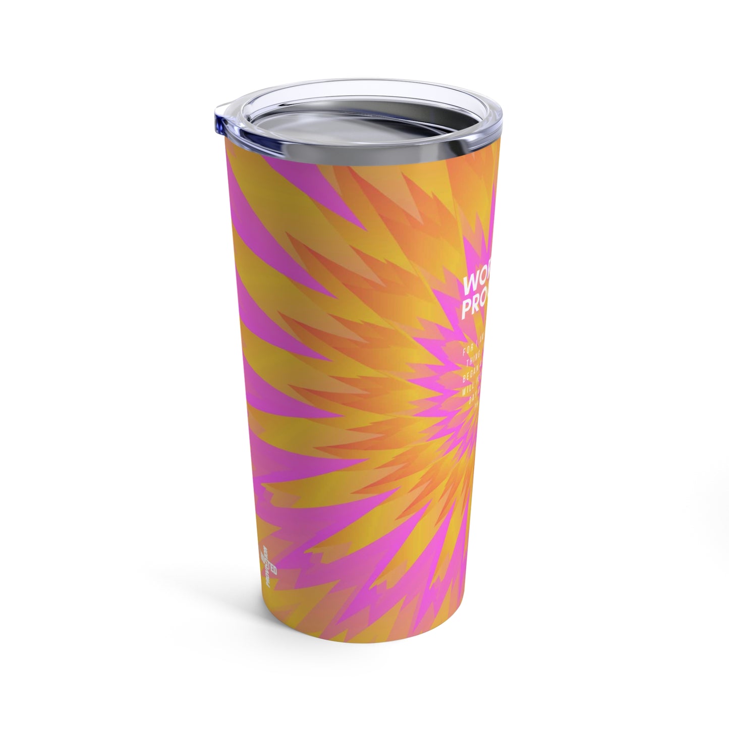 Work in Progress...-20oz Tumbler (swirl)