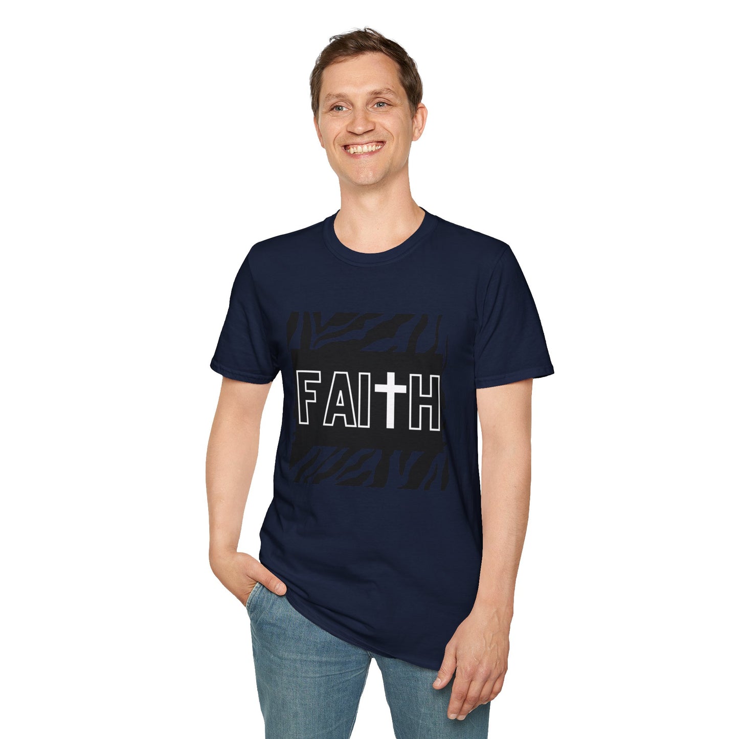 FAITH/Hebrews 11- Unisex Softstyle T-Shirt (zebra)