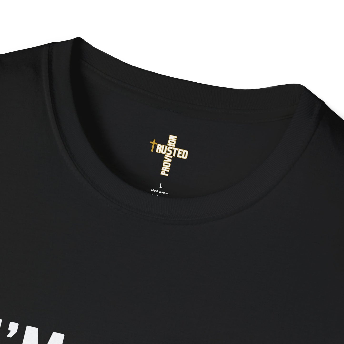 I'm living proof...Jesus Heals- Unisex Softstyle T-Shirt (gold edition)