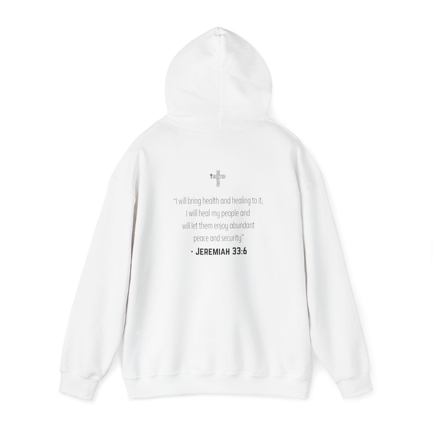 I am living proof...Jesus Heals- Unisex Hoodie