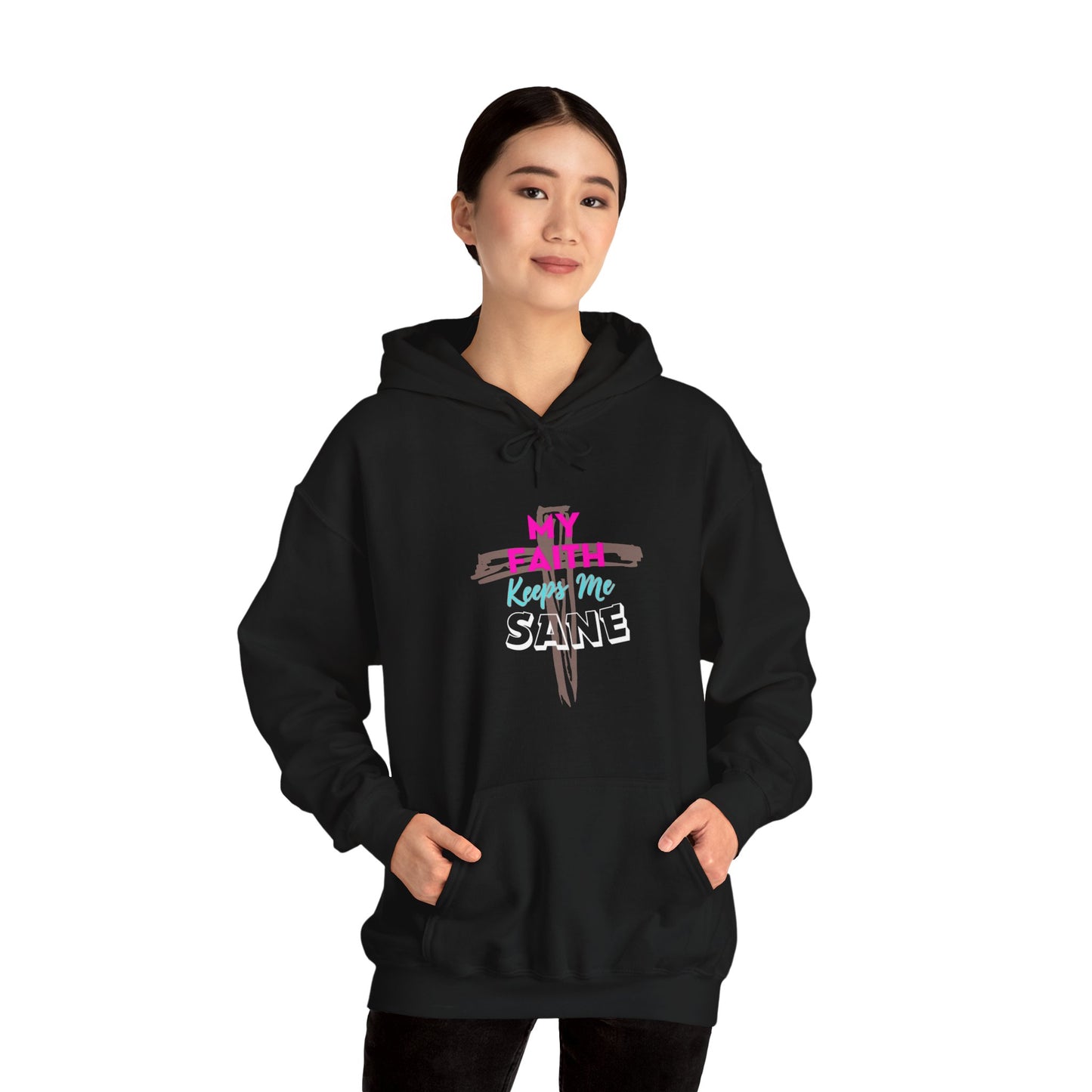 My Faith Keeps Me Sane- Women's Hoodie