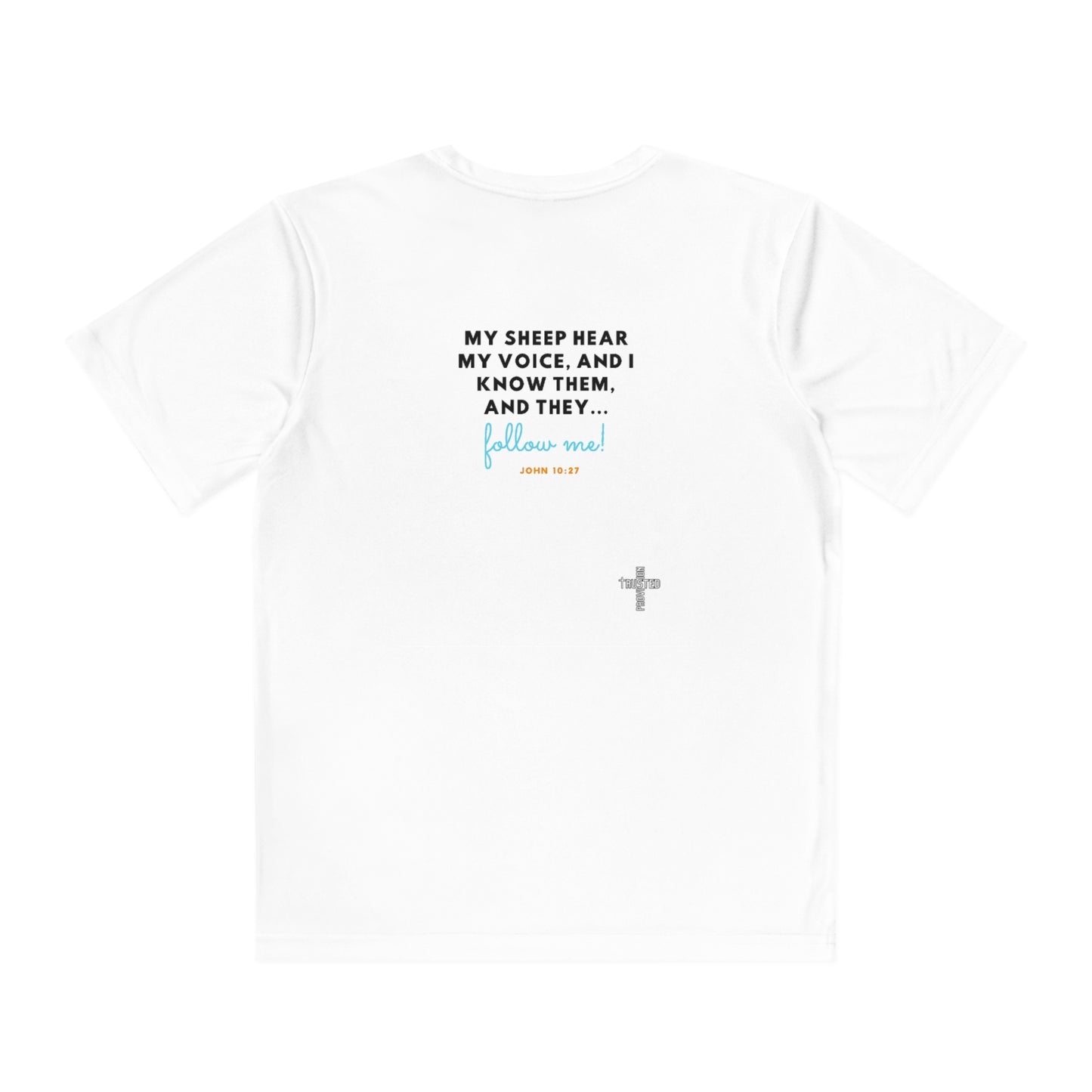 Follow Jesus- Youth Competitor Tee (pink)