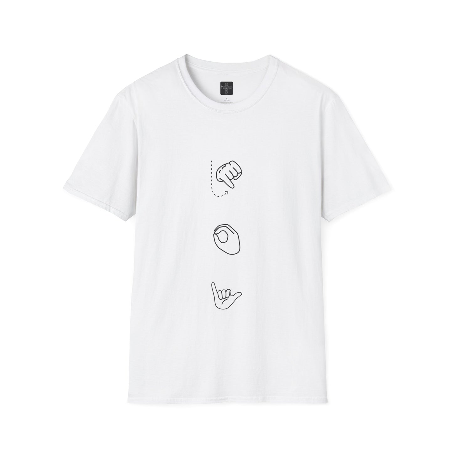 Joy- Unisex Softstyle T-shirt (sign language)