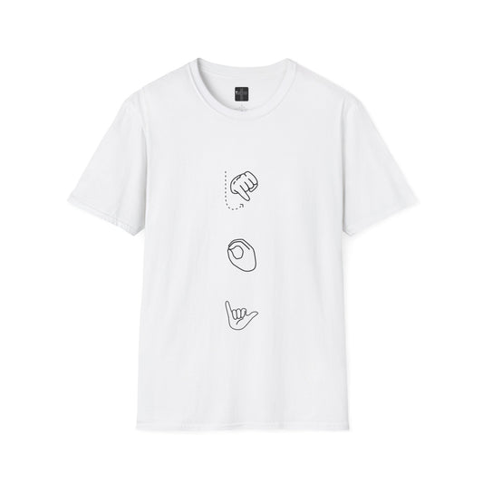 Joy- Unisex Softstyle T-shirt (sign language)