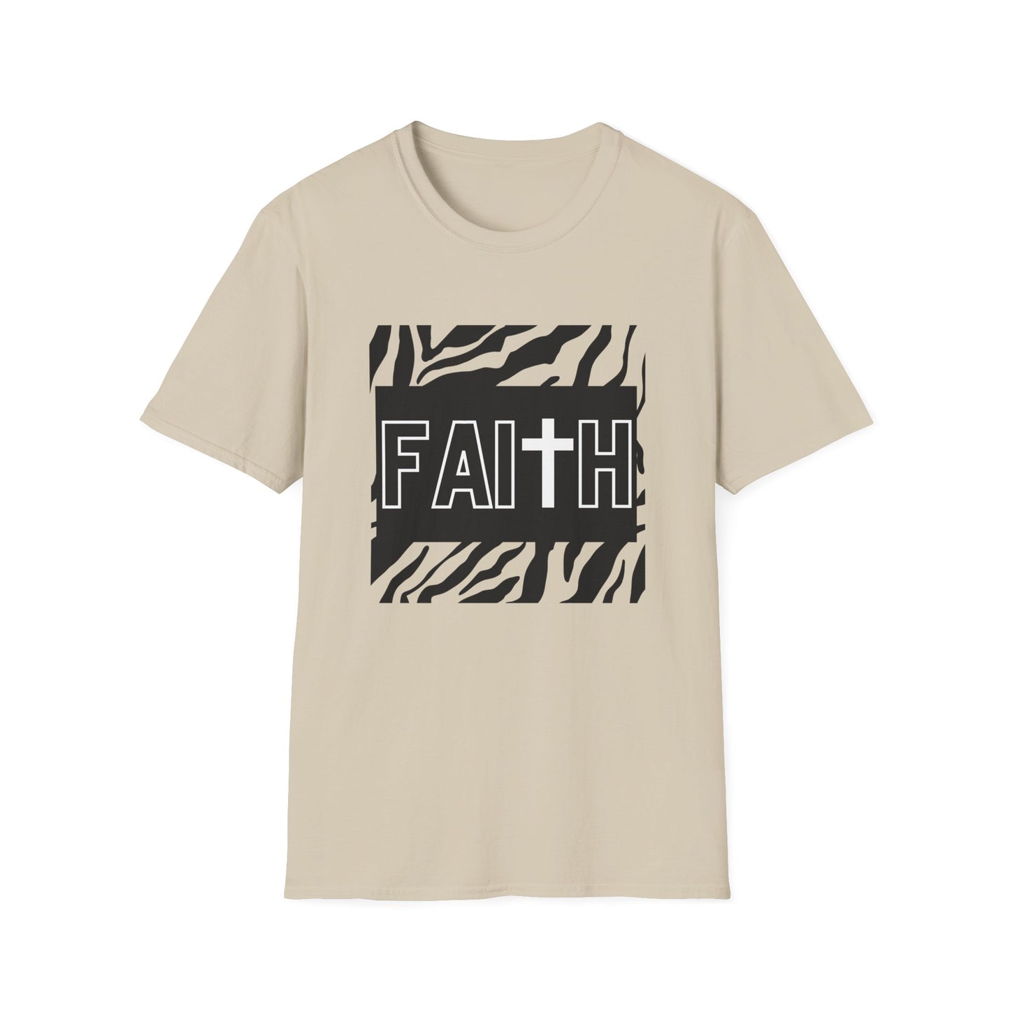 FAITH/Hebrews 11- Unisex Softstyle T-Shirt (zebra)