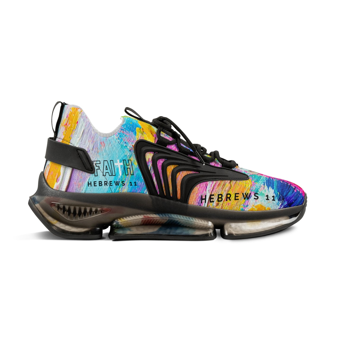 FAITH/Hebrews 11- Men's Sneakers (abstract)