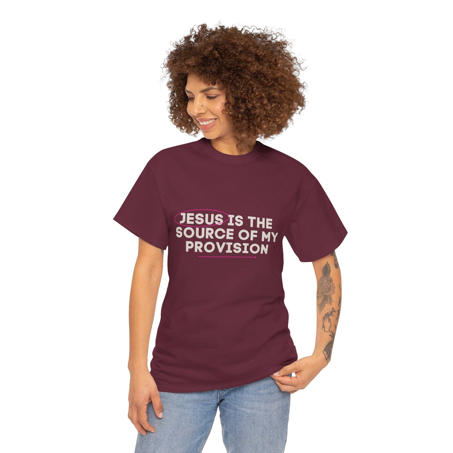 Jesus is the Source of My Provision- Unisex T-shirt