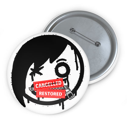 Emo Kid: Cancelled/Restored- Pin Button