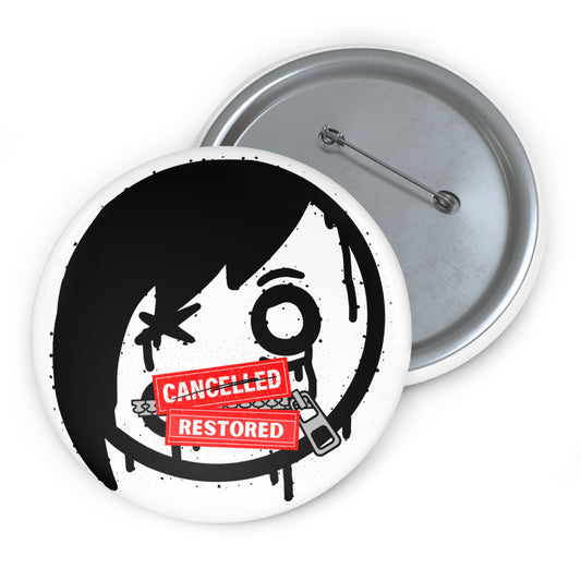 Emo Kid: Cancelled/Restored- Pin Button