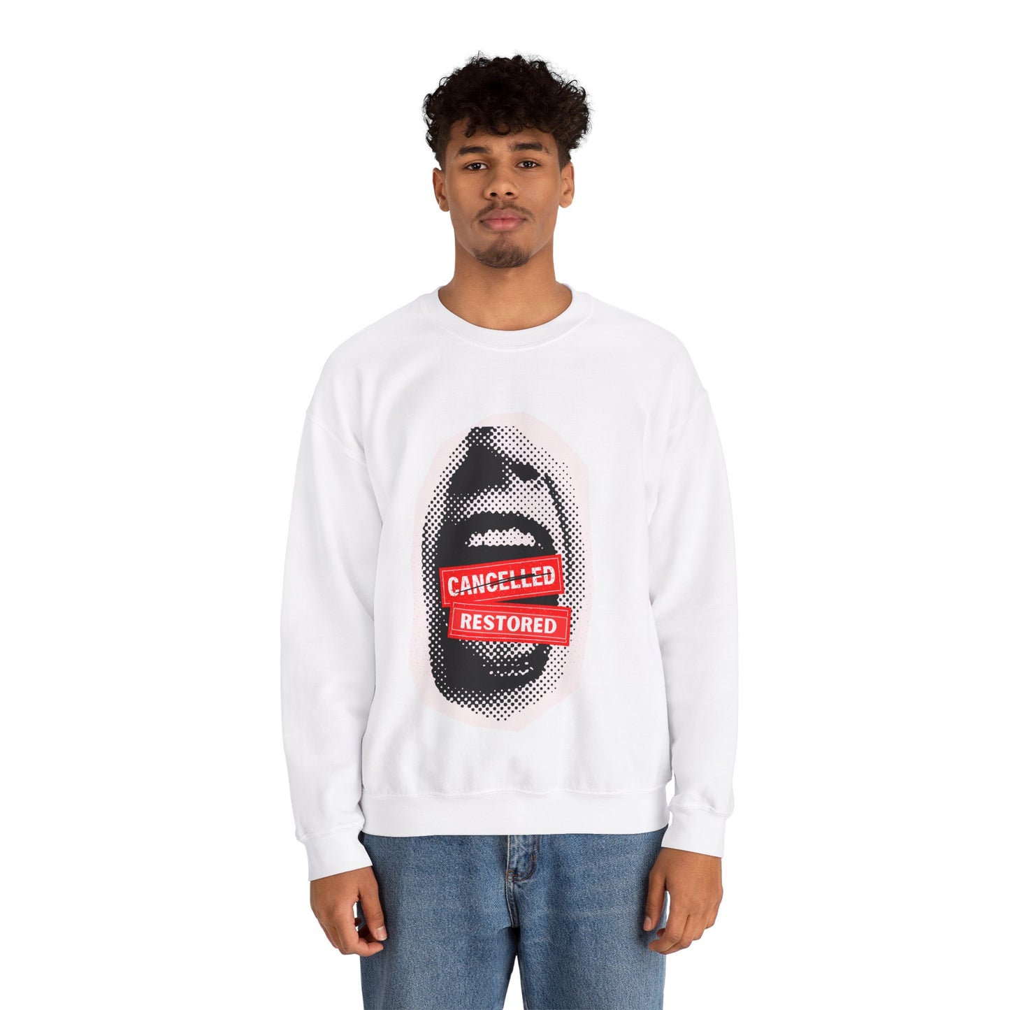 Screaming: Cancelled/Restored- Unisex Crewneck Sweatshirt