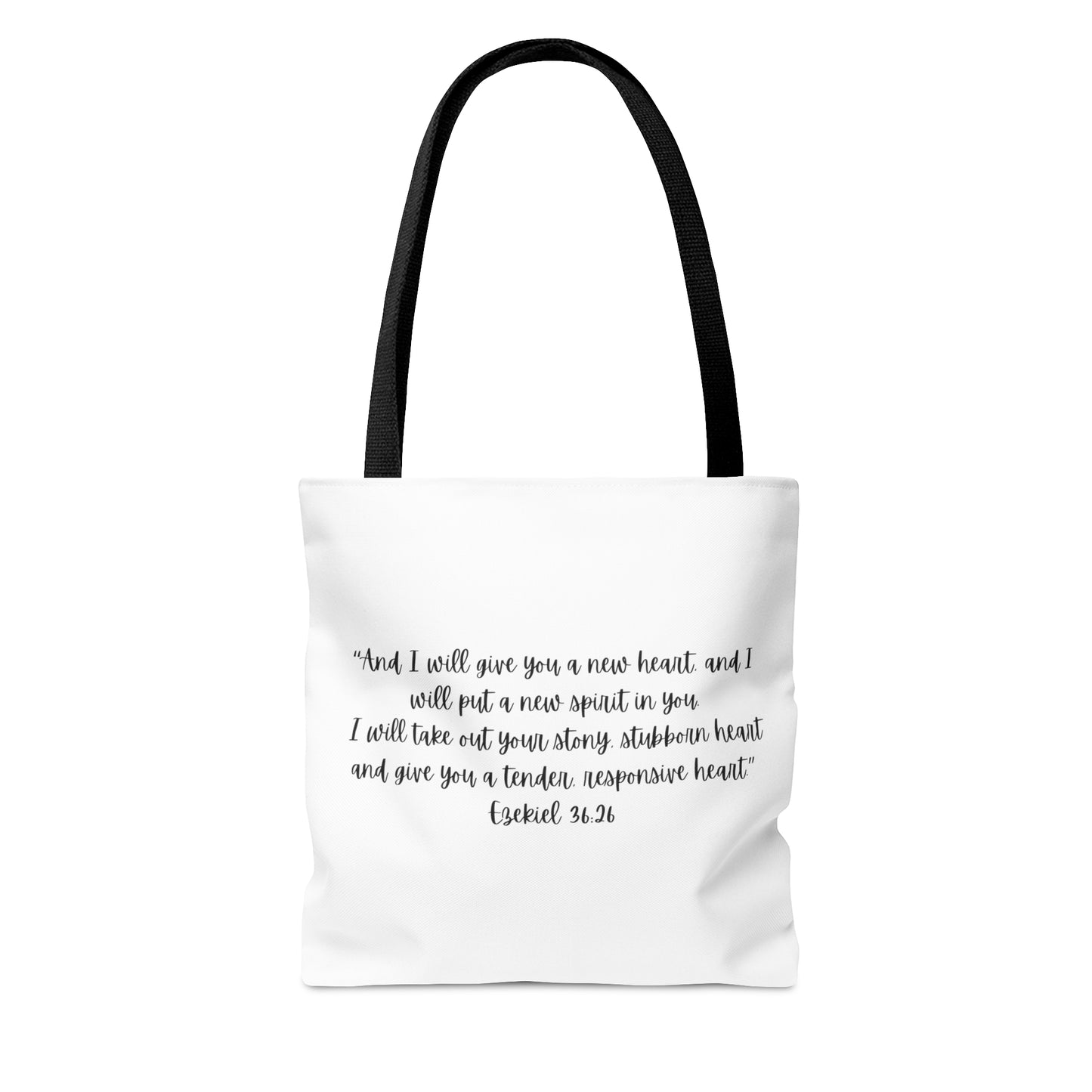 New Heart- Tote Bag (white)