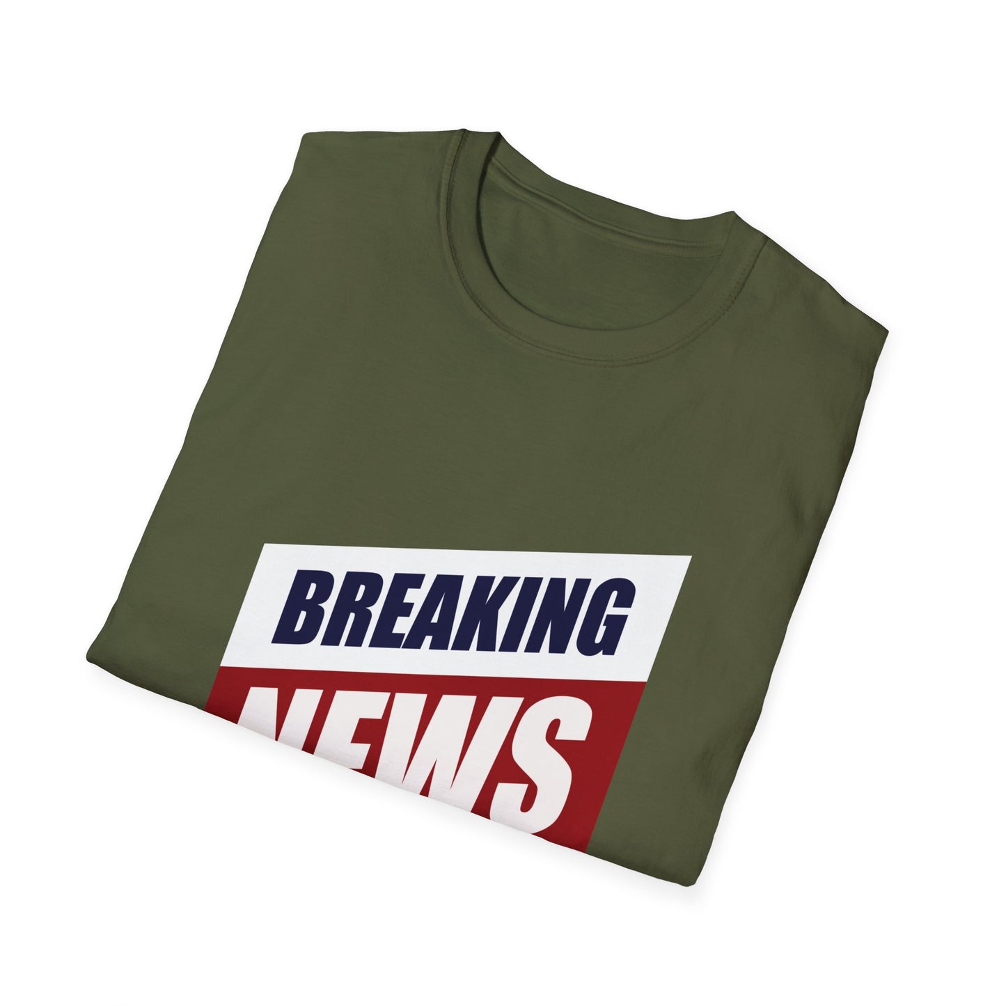 Breaking News- Unisex Softstyle T-Shirt