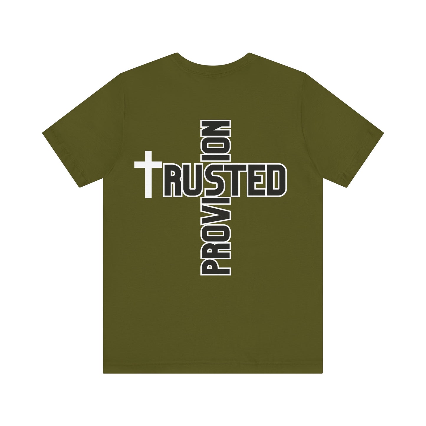 Trusted Provision- Unisex T-shirt (black/white logo)