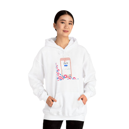 Follow Jesus- Unisex Hoodie (pink)