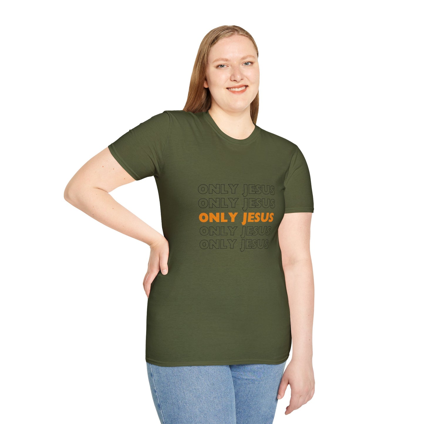 Only Jesus- Unisex Softstyle T-Shirt