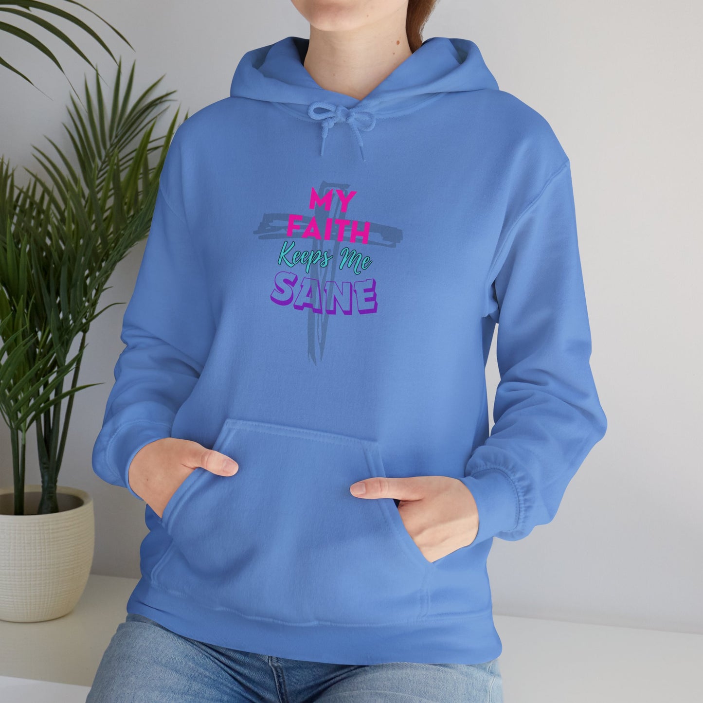 My Faith Keeps Me Sane- Women's Hoodie