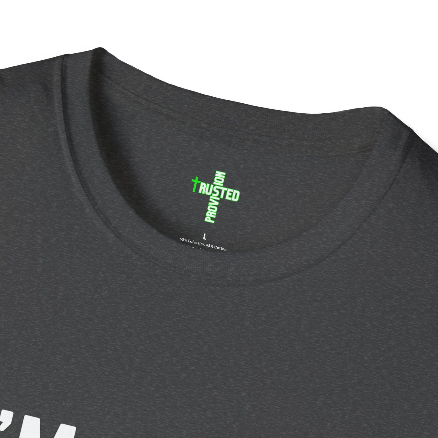 I'm living proof...Jesus Heals- Unisex Softstyle T-Shirt (neon)