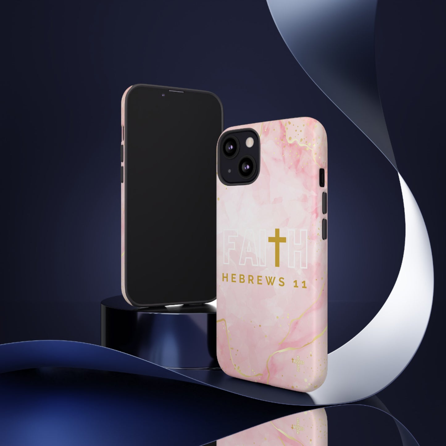 FAITH/Hebrews 11- Tough Case (pink galaxy)