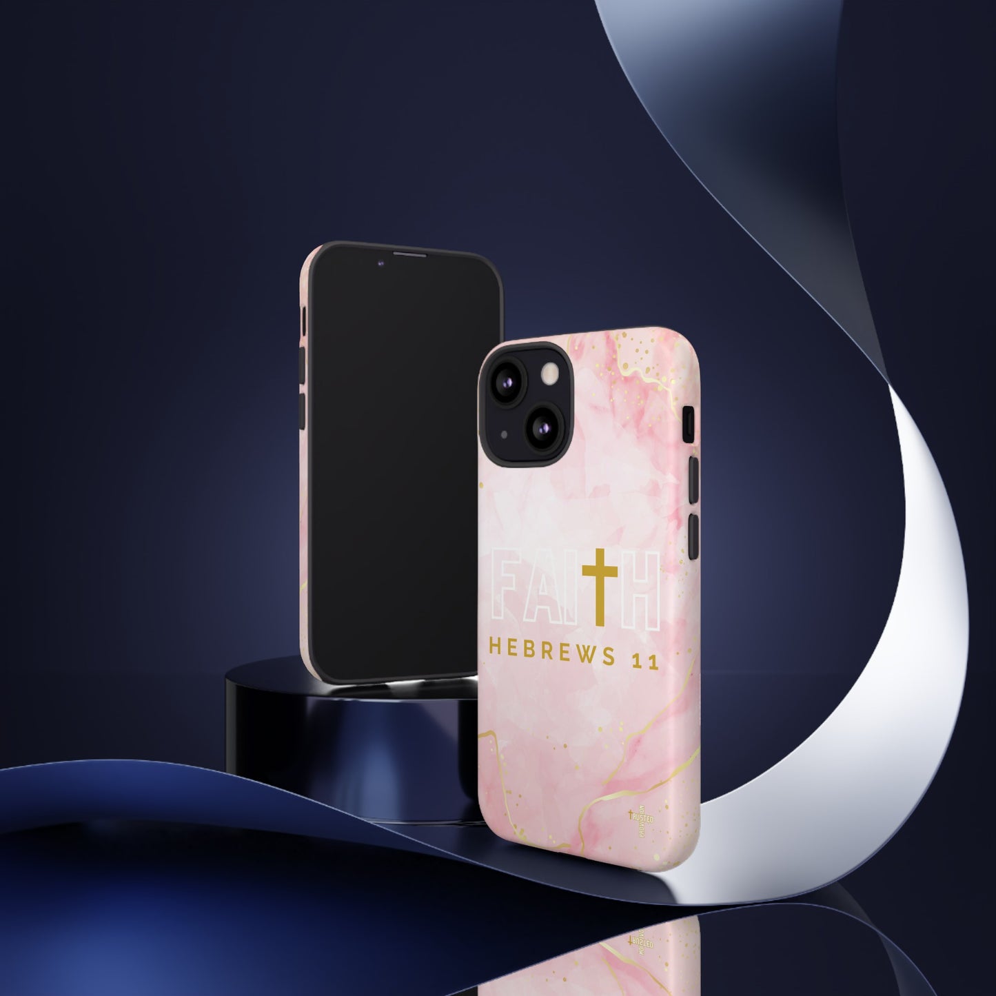 FAITH/Hebrews 11- Tough Case (pink galaxy)