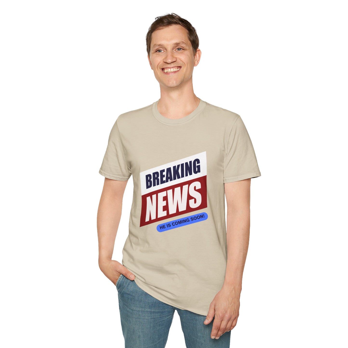 Breaking News- Unisex Softstyle T-Shirt