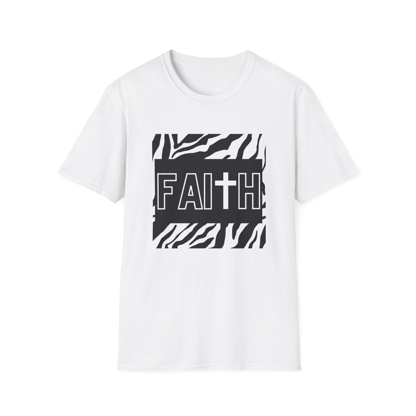 FAITH/Hebrews 11- Unisex Softstyle T-Shirt (zebra)