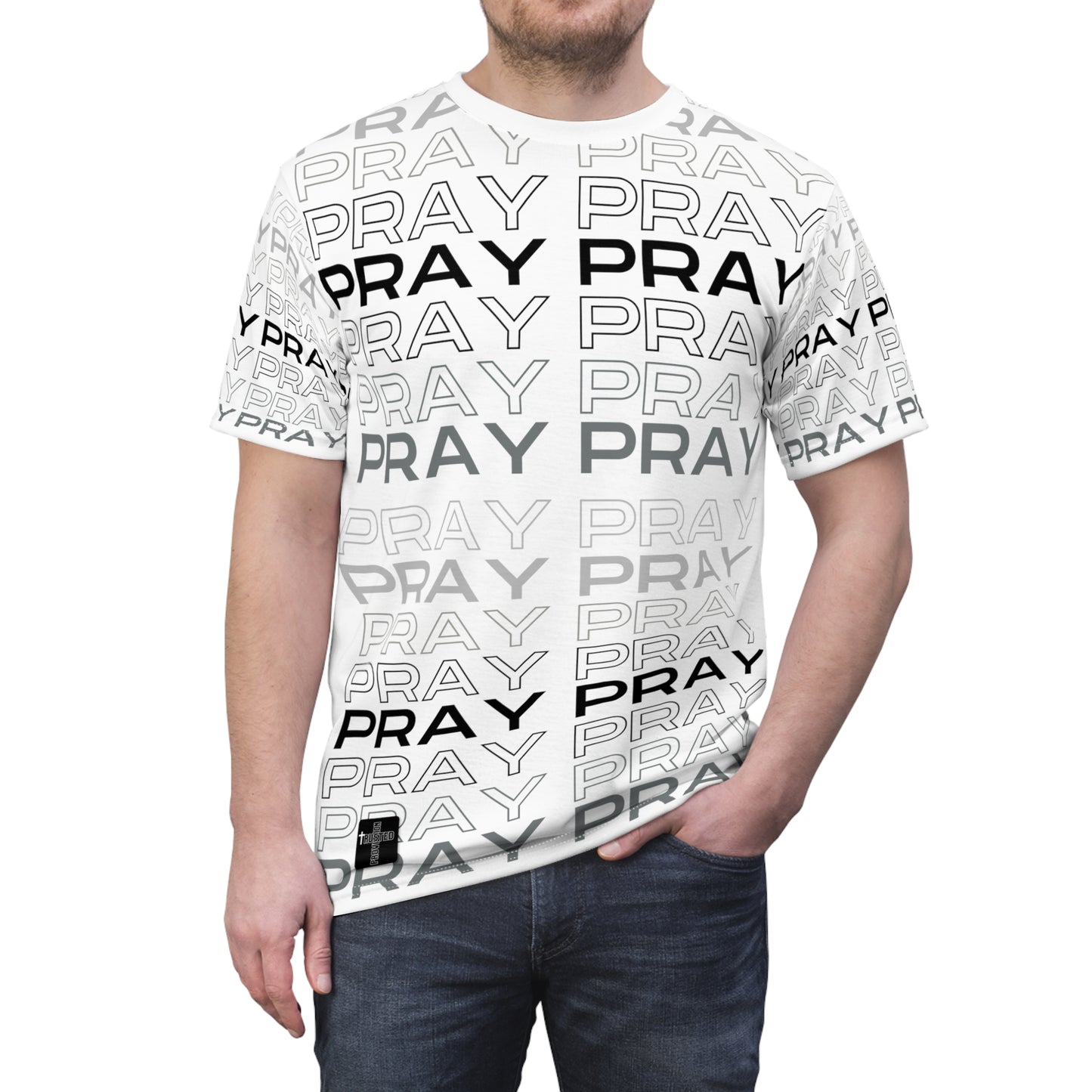 PRAY- Men's T-shirt (AOP)