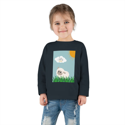 I am a child of God- Toddler Long Sleeve Tee (adorable sheep)