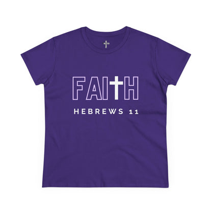 FAITH/HEBREWS 11- Women's Softstyle T-Shirt (lilac)