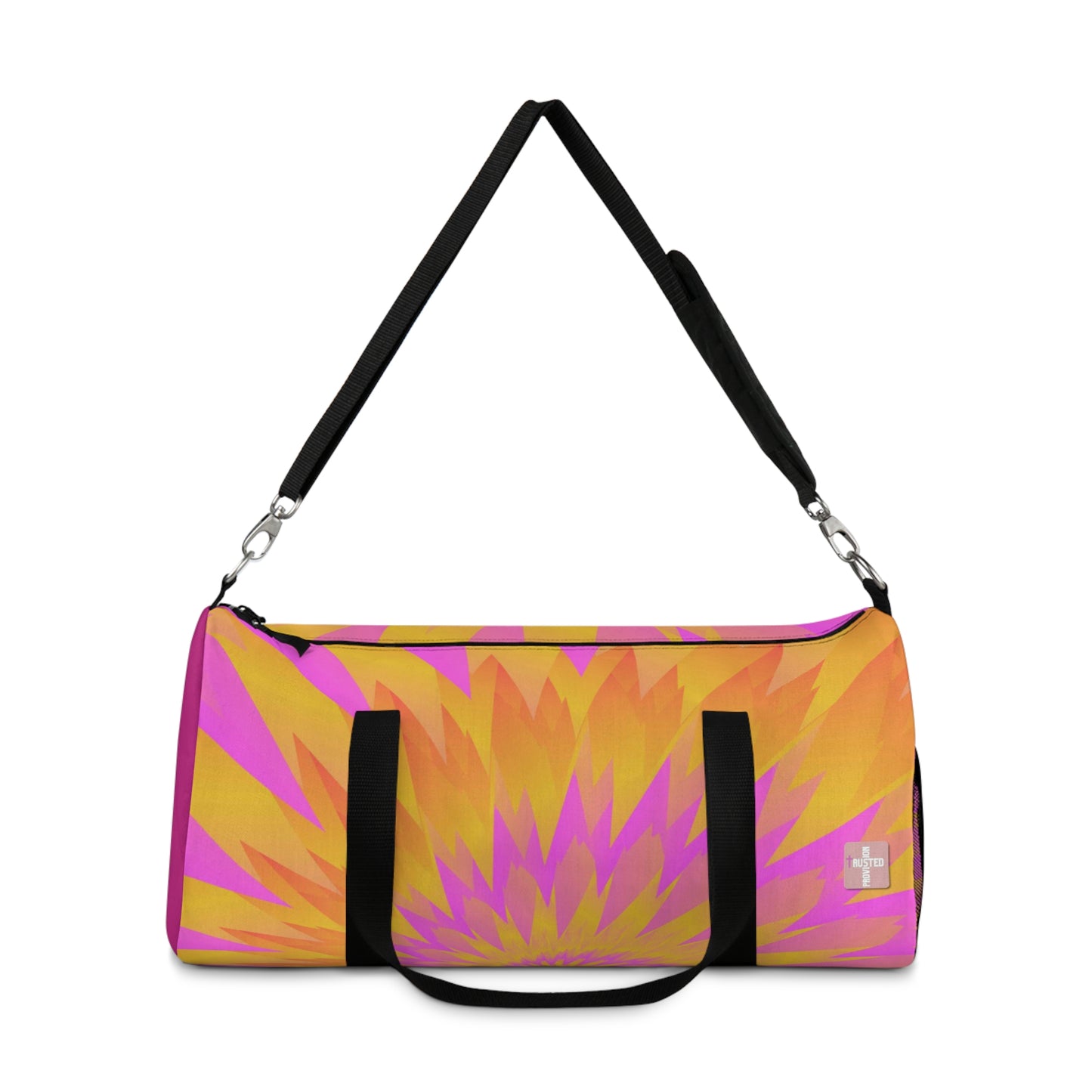 Work in Progress...- Duffel Bag (orange & pink tie dye)