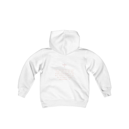 Work in Progress...- Youth Hoodie (rose letters)