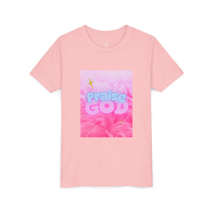 Praise God Girls' Christian T-Shirt – Cute & Faith-Inspired Apparel